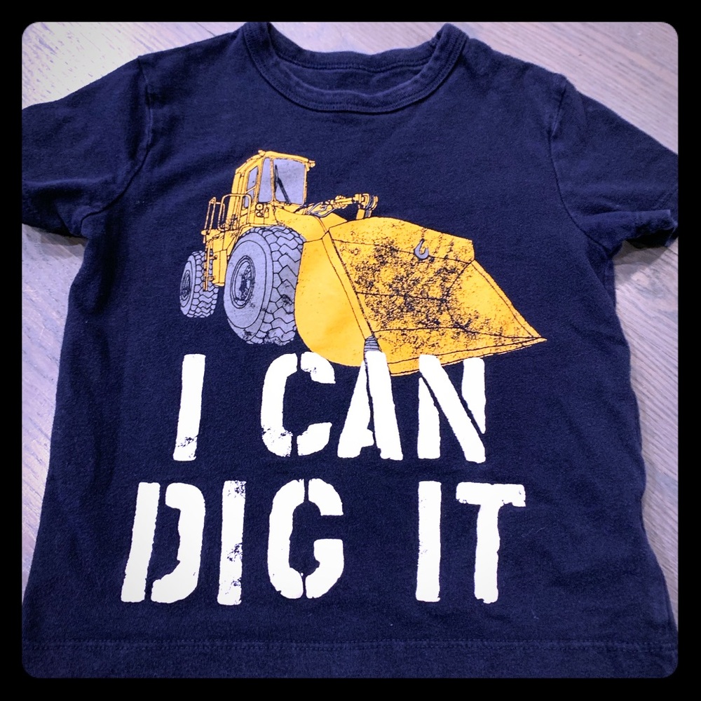 Baby Gap cute Digger T-shirt